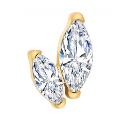 Embouts PDV GOLD Duo strass
