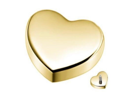 Embout Heart PVD GOLD